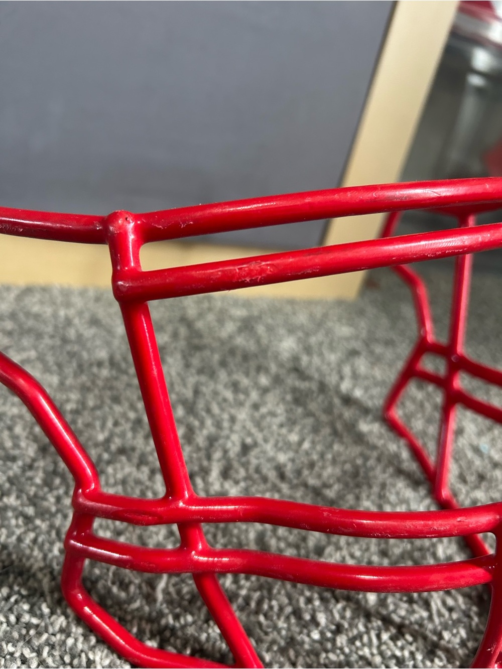 Green Gridiron Football Helmet Facemask - Picture 3 of 5